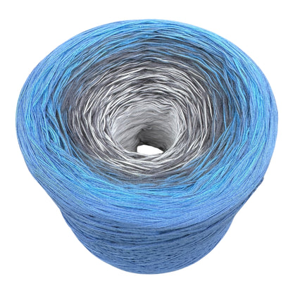 Tied With Love : Blue & Gray, Gradient Yarn - Rena'sThreadandCrafts