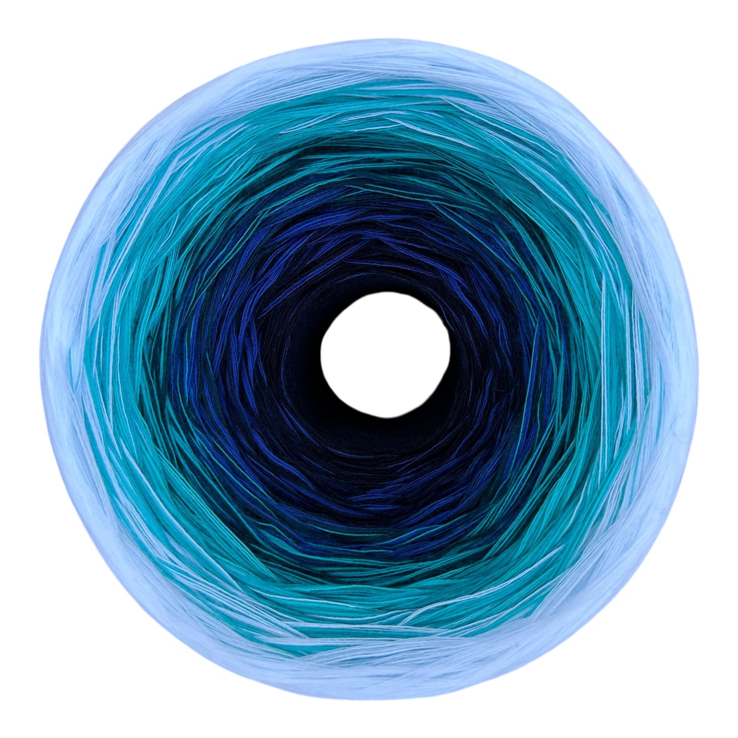 Tied With Love : Blue and White , Gradient Cotton Natural Fiber Yarn
