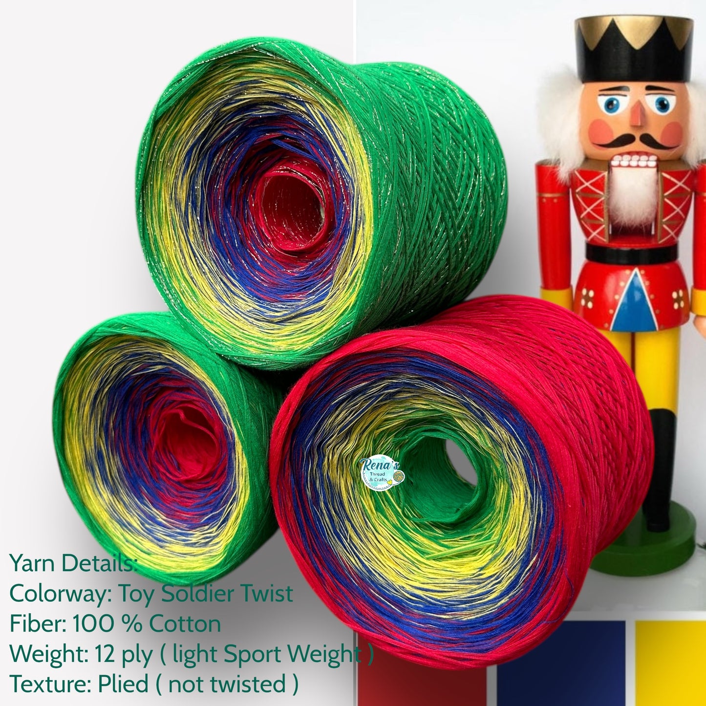 Toy Soldier Twist, Gradient Yarn