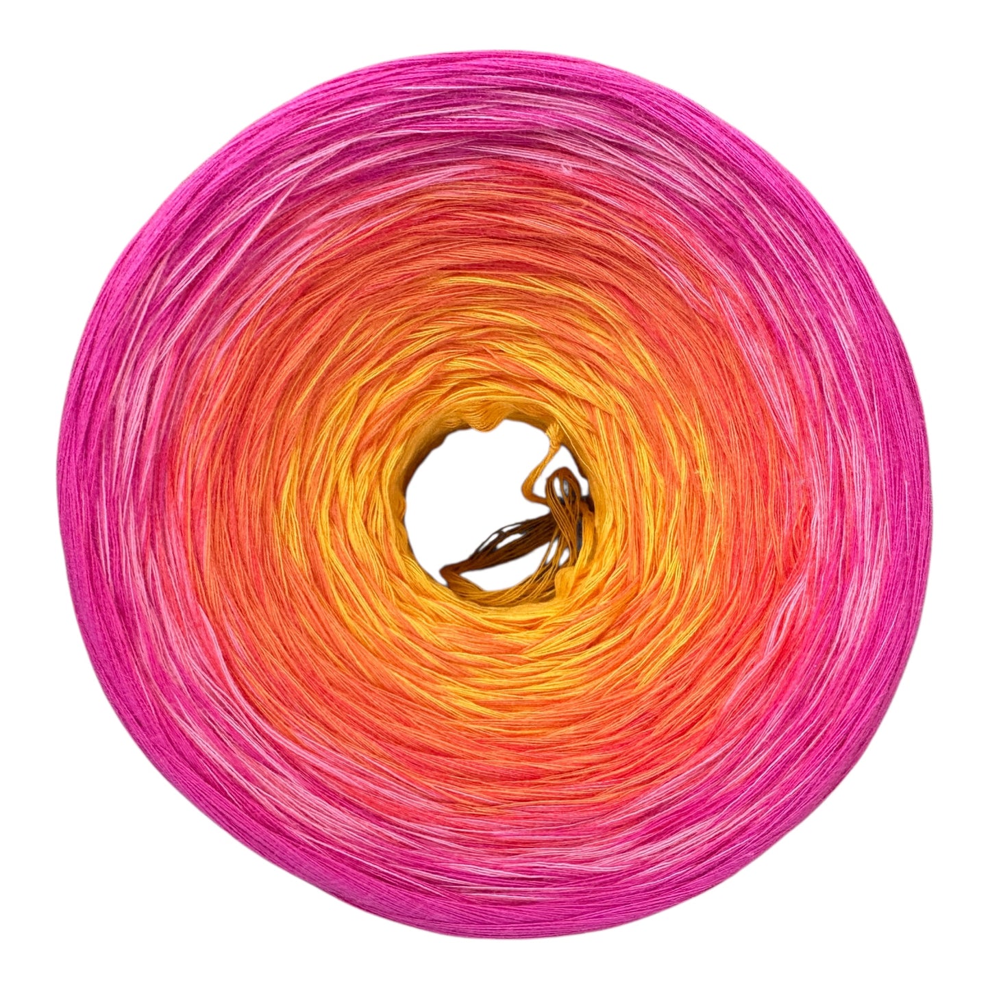 Tropical Sunset , Gradient Cotton Natural Fiber Yarn