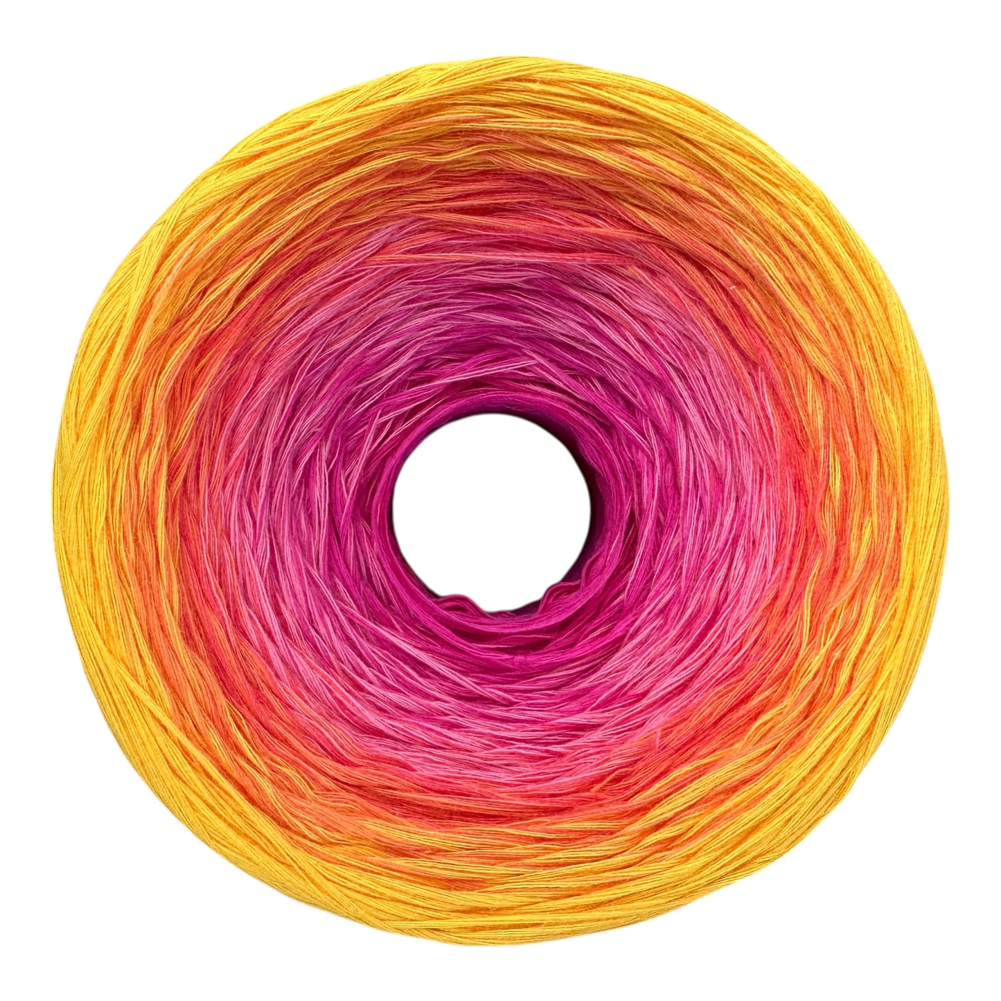 Tropical Sunset , Gradient Cotton Natural Fiber Yarn
