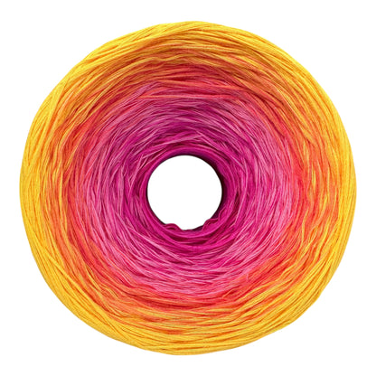 Tropical Sunset , Gradient Cotton Natural Fiber Yarn
