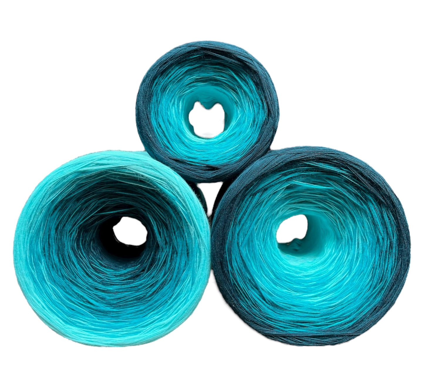 Trust the Flow, Gradient Cotton Natural Fiber Yarn