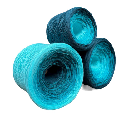 Trust the Flow, Gradient Cotton Natural Fiber Yarn