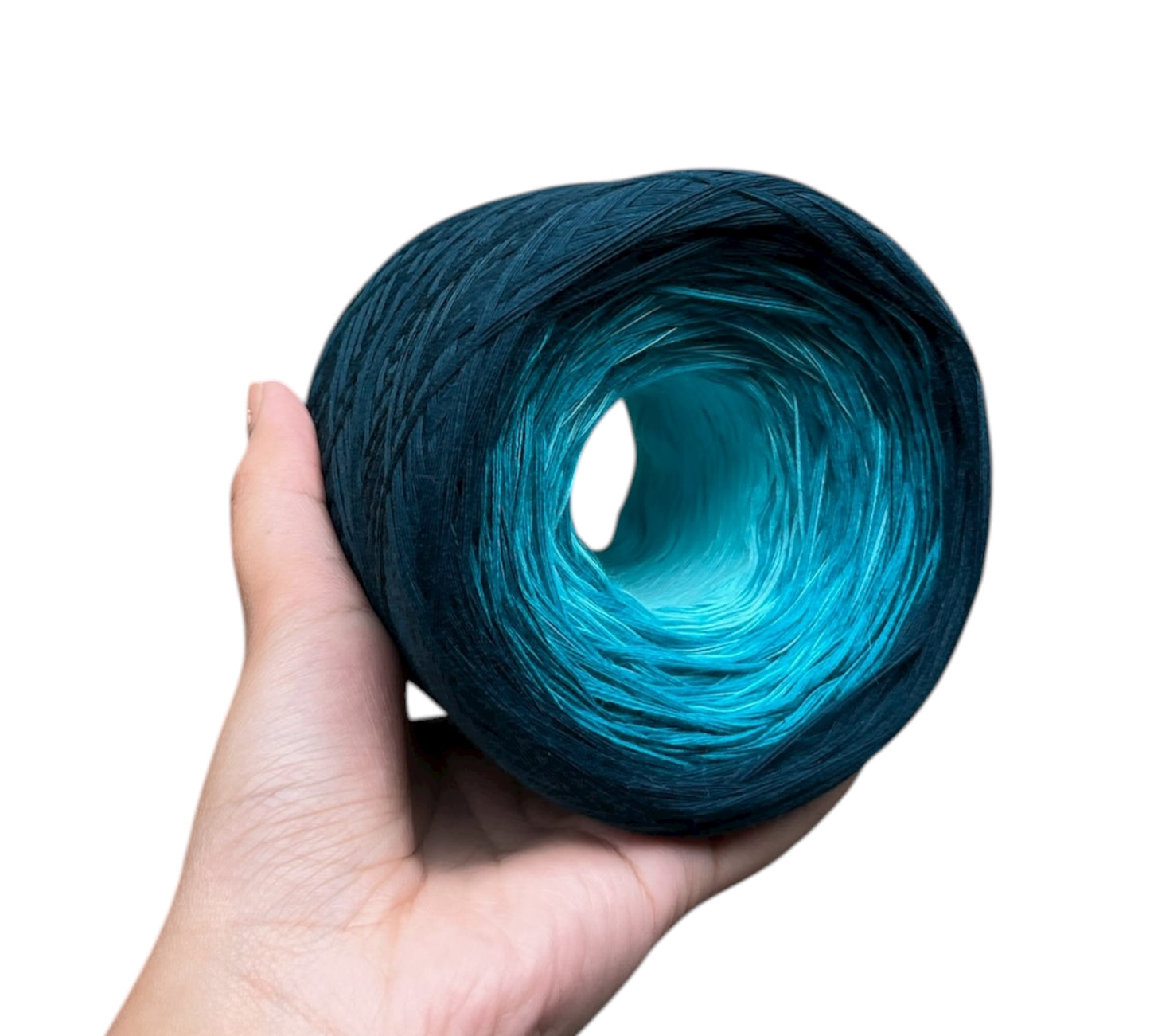 Trust the Flow, Gradient Cotton Natural Fiber Yarn