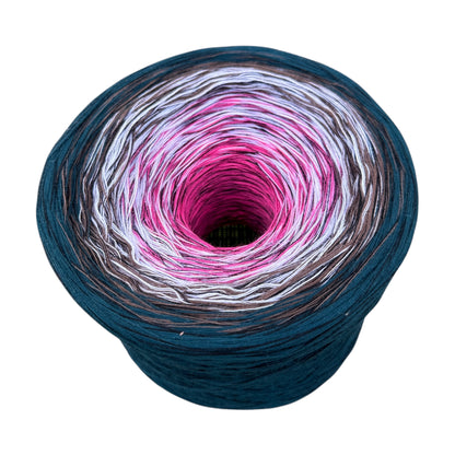 Turkey Feathers 8PLY Cotton Gradient Cake Yarn - Rena'sThreadandCrafts