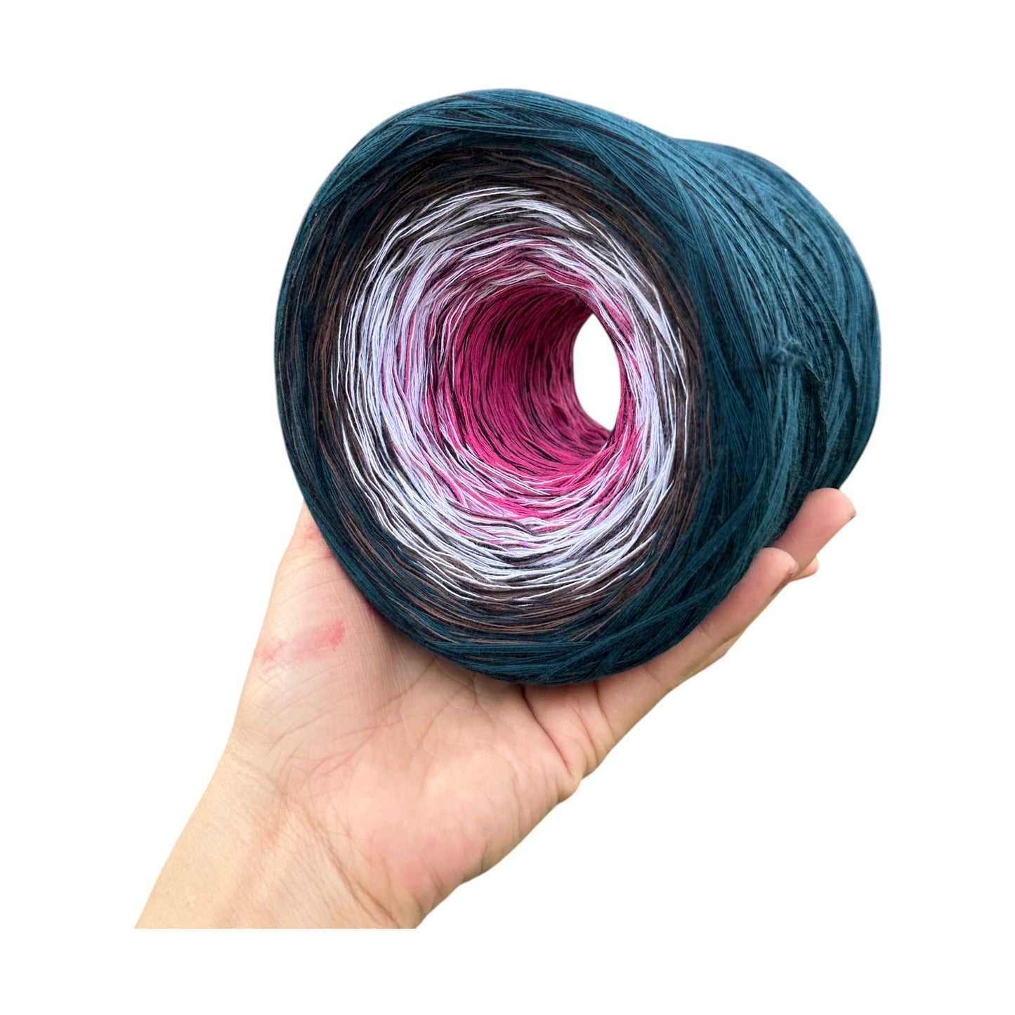Turkey Feathers 8PLY Cotton Gradient Cake Yarn - Rena'sThreadandCrafts