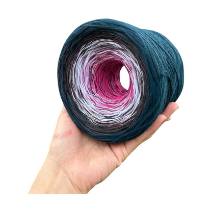 Turkey Feathers 8PLY Cotton Gradient Cake Yarn - Rena'sThreadandCrafts