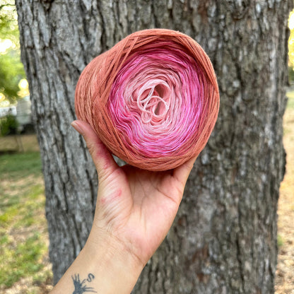 Victorian Rose, Gradient Cotton Natural Fiber Yarn-YARN-Renas Thread and Crafts