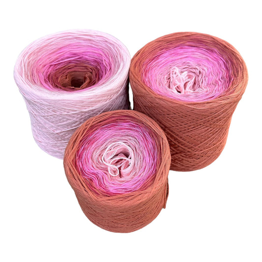 Victorian Rose, Gradient Cotton Natural Fiber Yarn-YARN-Renas Thread and Crafts