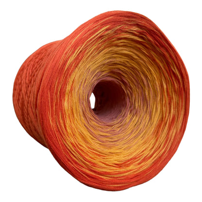 Warm Hearts, Gradient Cotton Natural Fiber Yarn-YARN-RenasThreadandCrafts-RenasThreadandCrafts