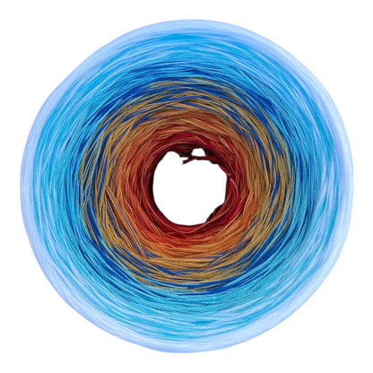 Winter Carnival, Gradient Cotton Natural Fiber Yarn - Rena'sThreadandCrafts