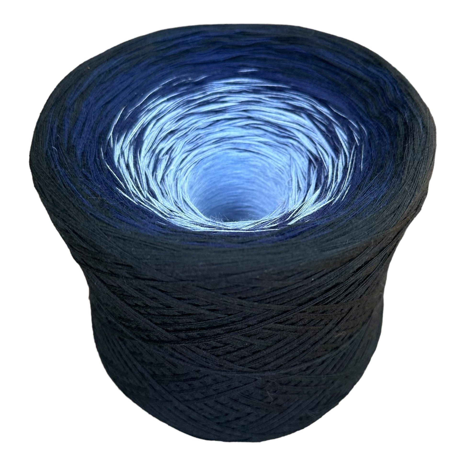 Winter Midnight Sky, Gradient Cotton Natural Fiber Yarn-YARN-Renas Thread and Crafts