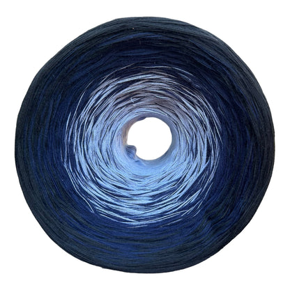 Winter Midnight Sky, Gradient Cotton Natural Fiber Yarn-YARN-Renas Thread and Crafts