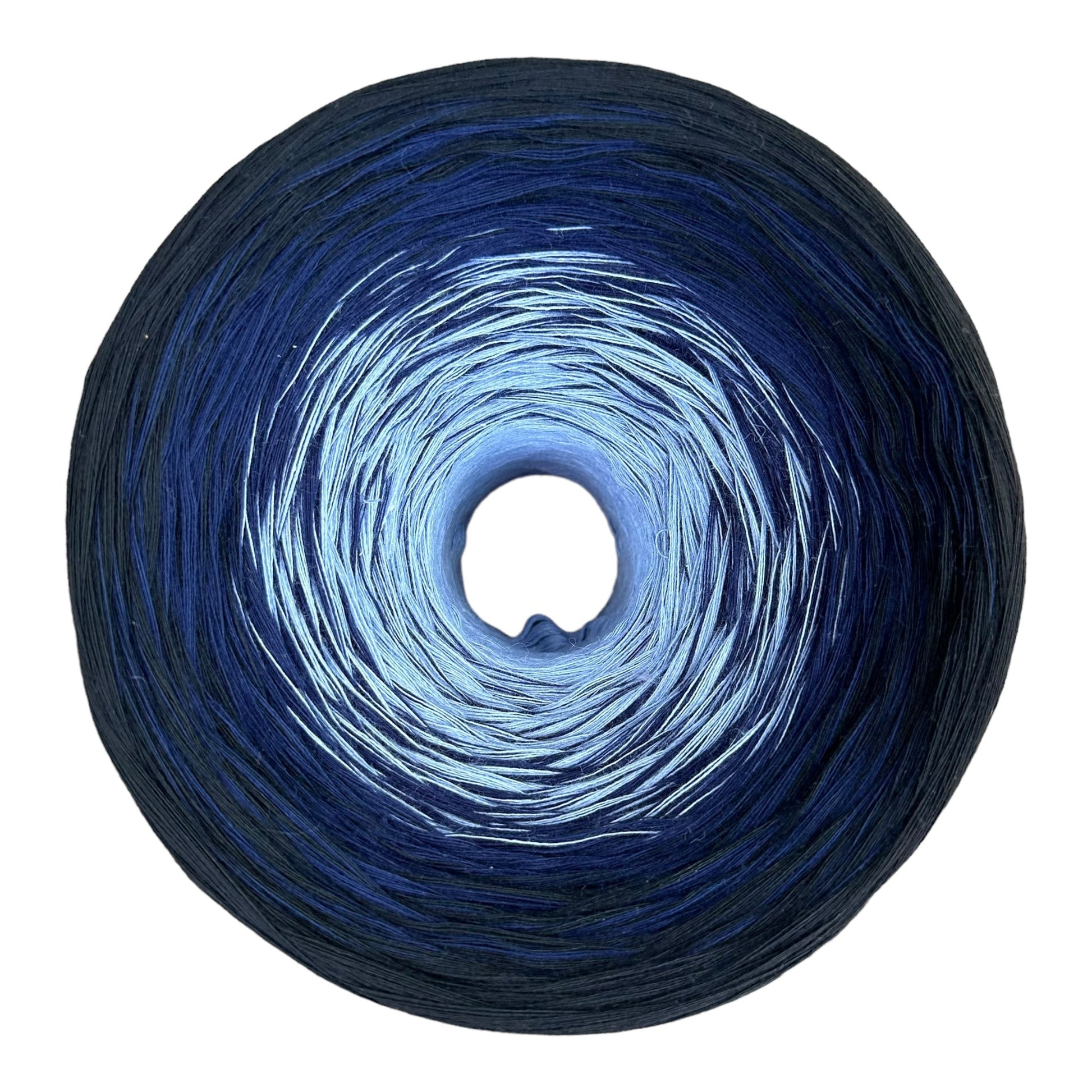 Winter Midnight Sky, Gradient Cotton Natural Fiber Yarn-YARN-Renas Thread and Crafts