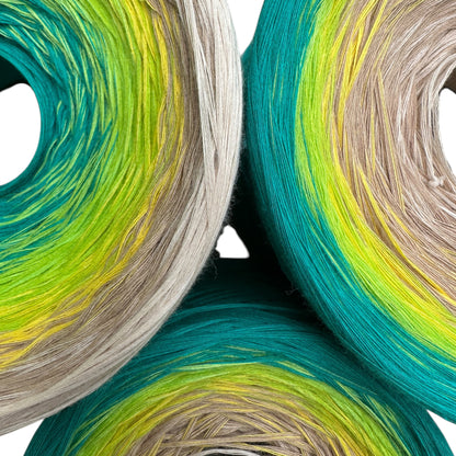 Yellow Brick Road, Gradient Cotton Natural Fiber Yarn
