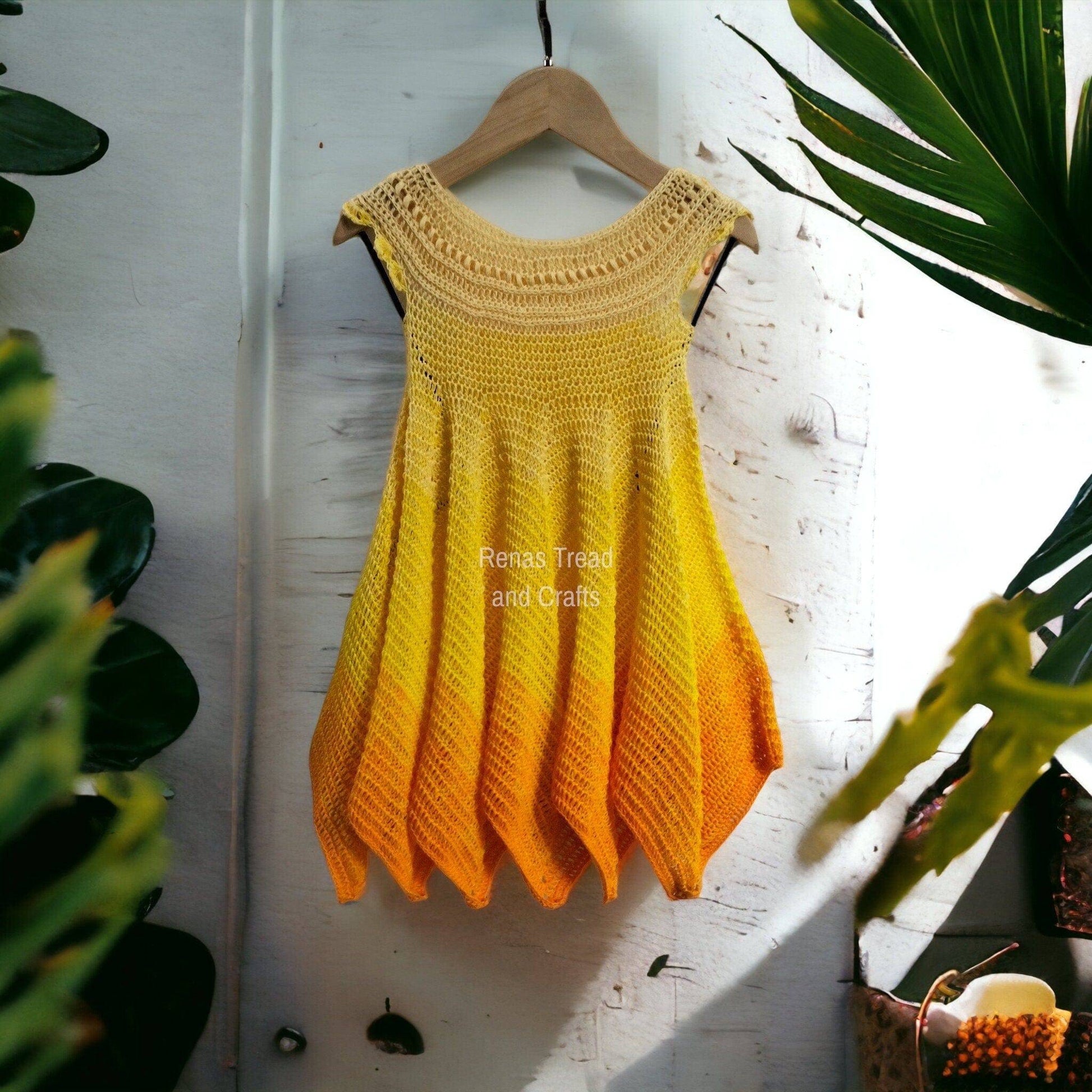 Yellow Fairy Dress Set-Clothing-Rena'sThreadandCrafts-Rena'sThreadandCrafts